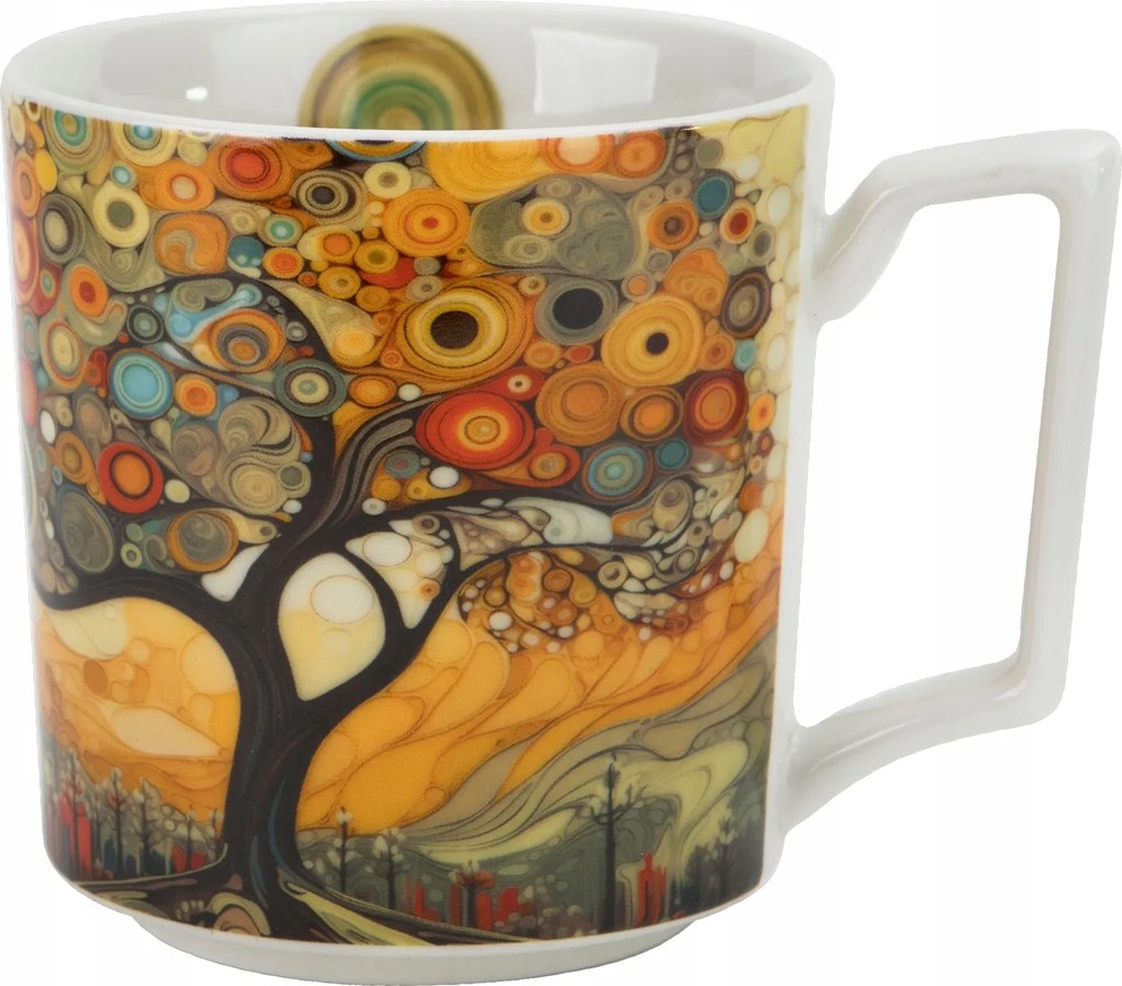 Porcelán bögre 450 ml Modern Tree Ajándék Anyák és Apák napjára