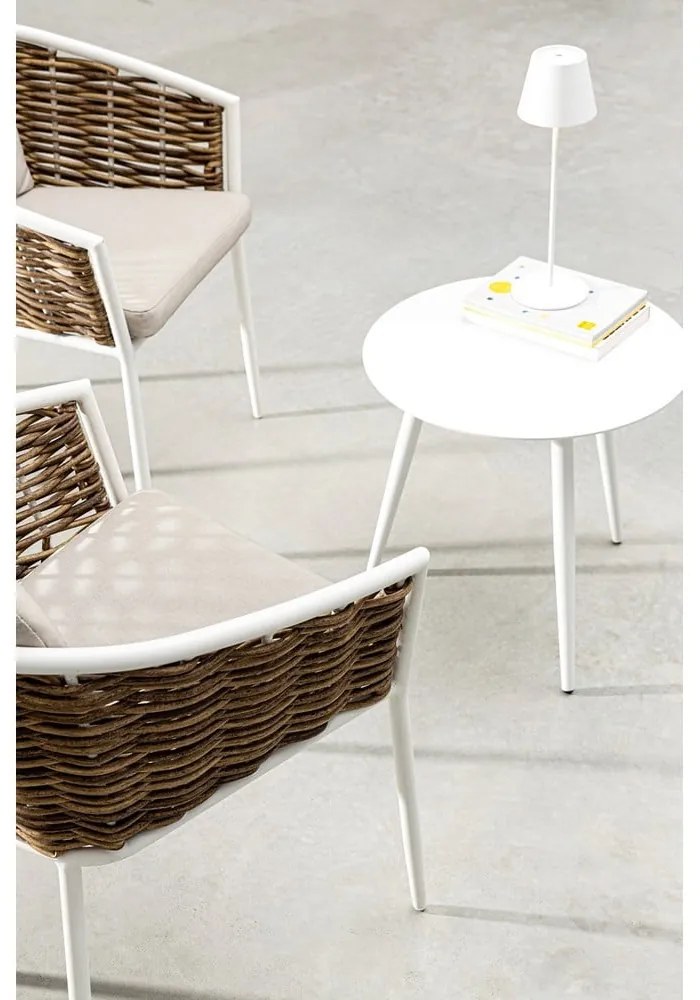 Alumínium kerek kerti kisasztal ø 50 cm Ridley – Bizzotto