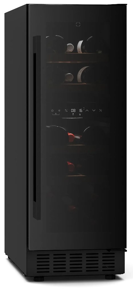 Klarstein Velaire pult alatti borhűtő, modern, elegáns, UV-védelem, Kétzónás, 17 palack