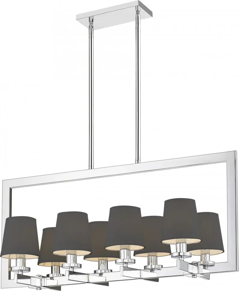 Cosmolight LONDON P08038BK Csillár 8x40W/E14 IP20