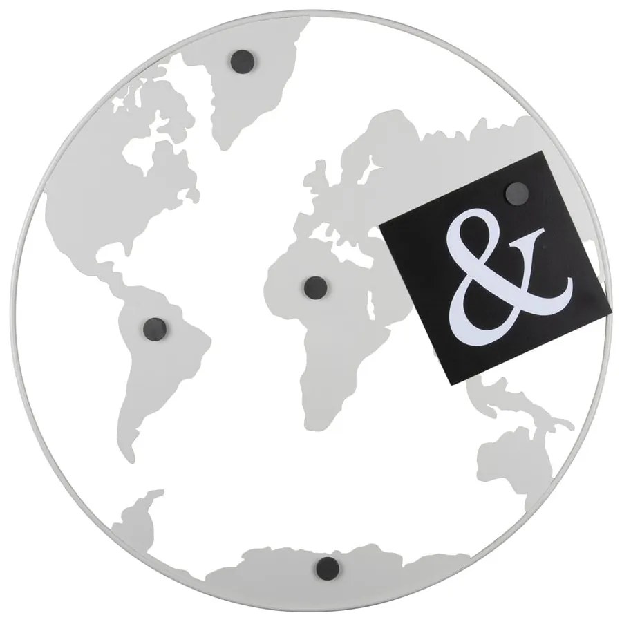 Mágneses üzenőtábla World Map – PT LIVING