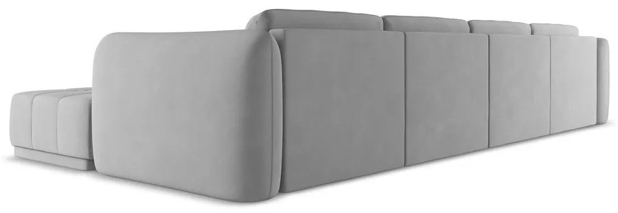 Világosszürke sarokkanapé Hoku – Makamii