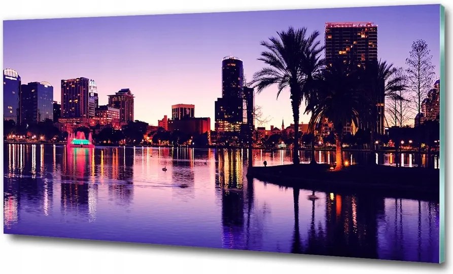 Fotó üvegkép Manhattan New York 125x50