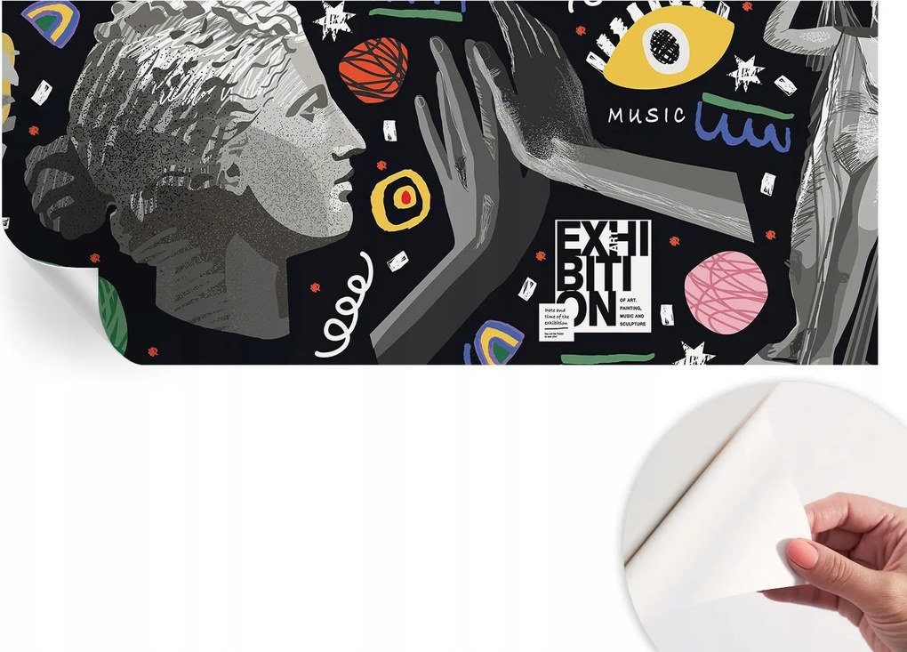 Fali fotótapéta előszoba konyhába Színes kiállítás 250x104 cm