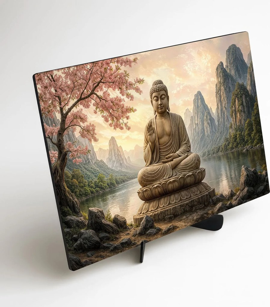 DUBLEZ | Színes falikép - Buddha | Prémium UV nyomtatás