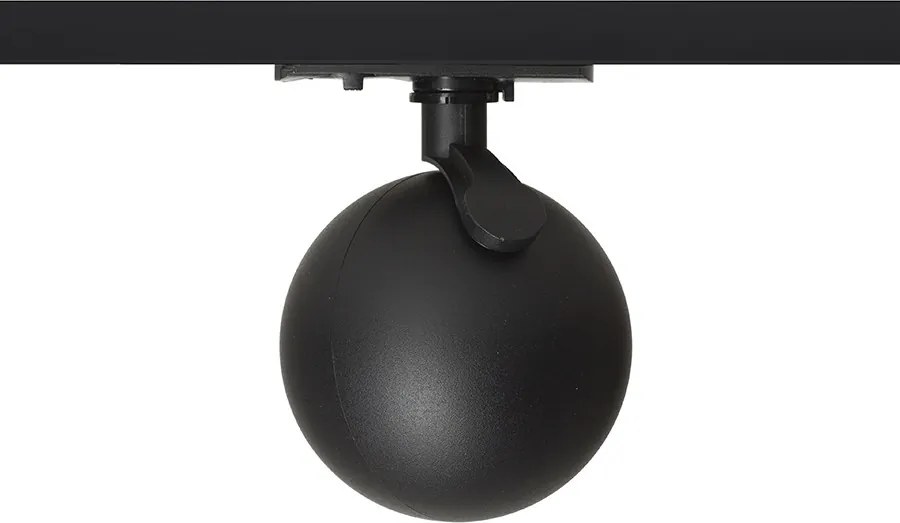 RENDL SIENA egyáramkörös sínre fekete 230V LED GU10 9W