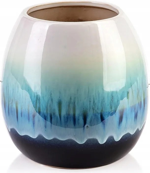 Dekoratív virágváza kerek Yanda Green