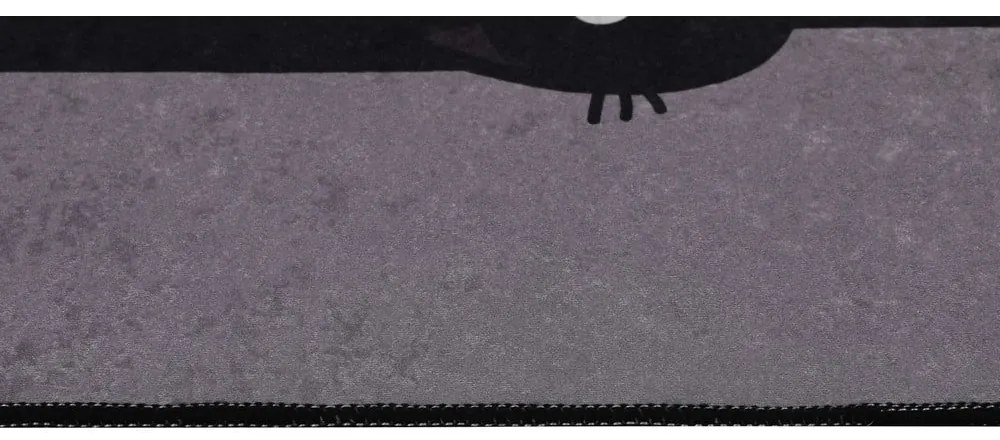 Fekete-szürke fürdőszobai kilépő szett 2 db-os 60x100 cm Comfort – Foutastic