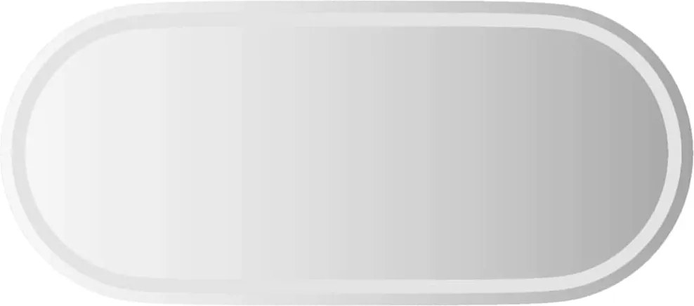 vidaXL ovális LED-es fürdőszobai tükör 100 x 45 cm