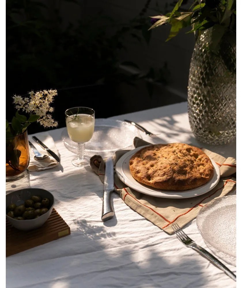 Ezüstszínű rozsdamentes acél evőeszköz készlet 16 db-os Mano – Hübsch