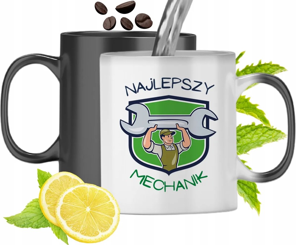 Mágikus Bögre Színváltó Mechanikusoknak, fényképes nyomtatással