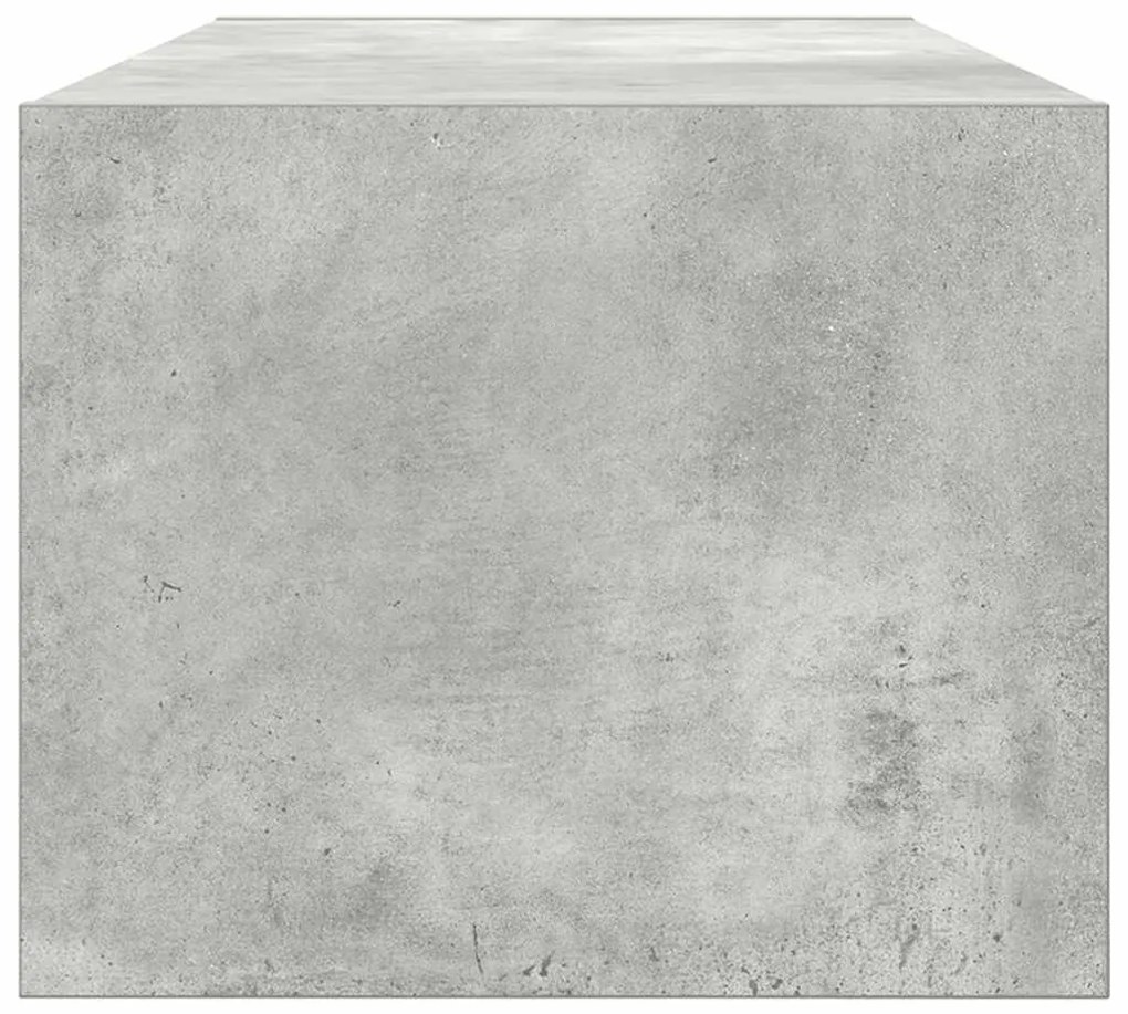 betonszürke szerelt fa TV-szekrény 80x31x25,5 cm