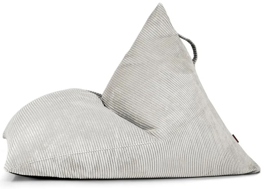 Krémszínű kordbársony babzsákfotel Razz – SLOWDOWN