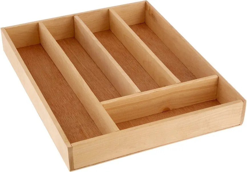 Natúr színű fa evőeszköztartó fiókba 30 x 38 cm – Premier Housewares