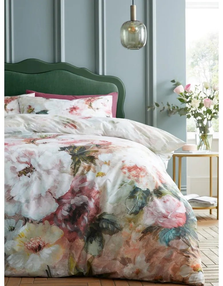 Egyszemélyes pamut ágyneműhuzat 135x200 cm Rose Bloom – RHS