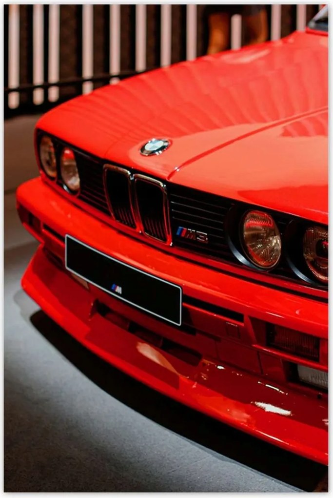 Poszterek 80x120 Piros Bmw M3 Hármas