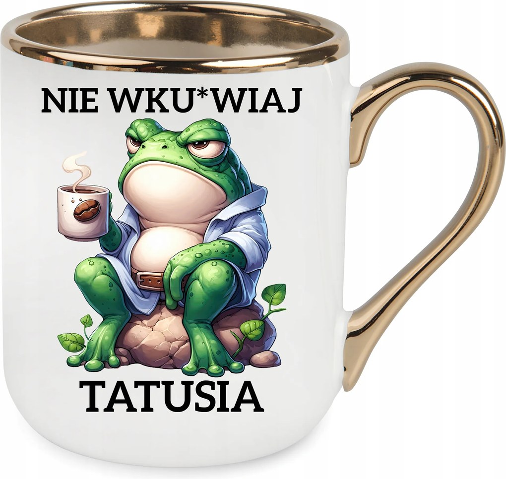 Bögre Elegáns Arany Ajándék Apák Napja Születésnap Ünnepek Csomagolás