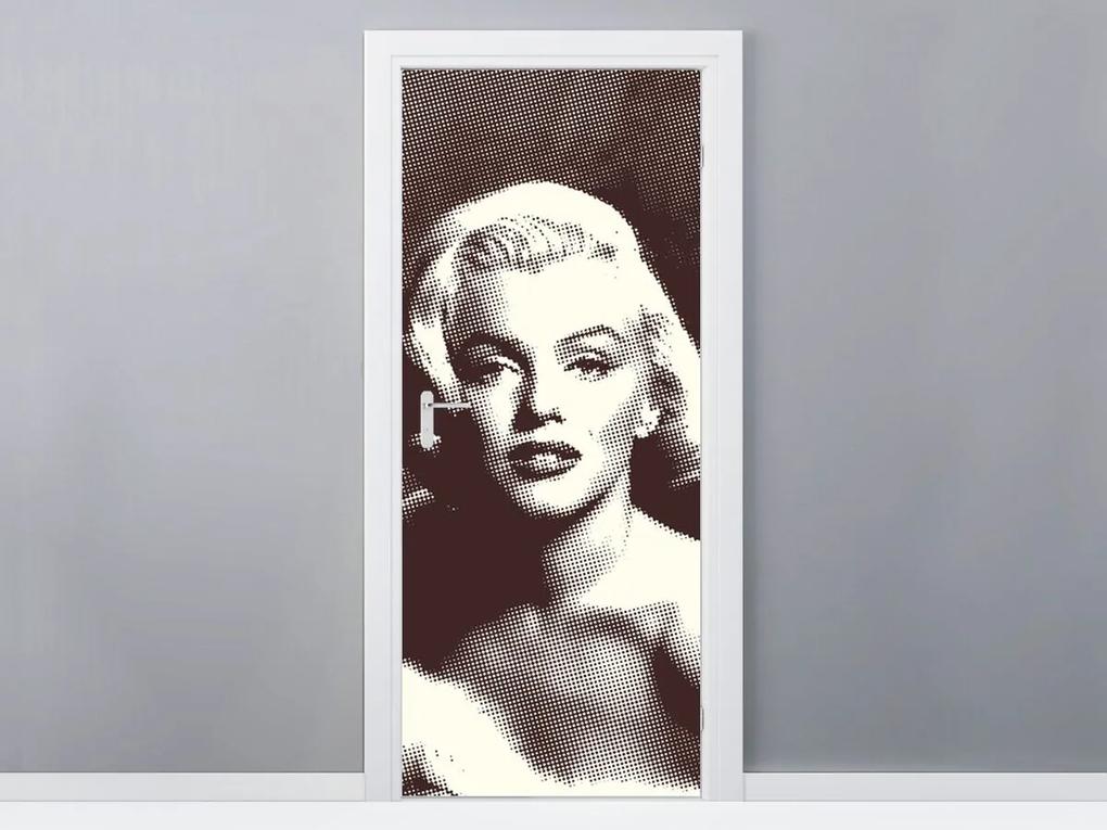 Öntapadó ajtómatrica Marilyn Monroe - Norma Jeane Mortenson 95x205cm