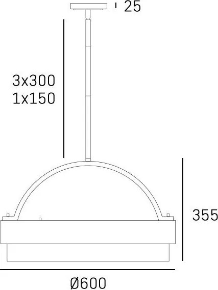 COSMO LIGHT P06753BR COBURG Modern Függesztett Lámpa Sárgaréz E14 IP20