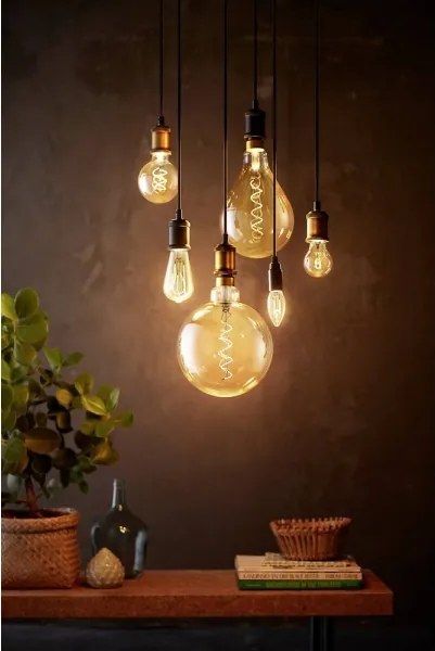 LED Dimmelhető izzó VINTAGE Philips G200 E27/7W/230V 2000K