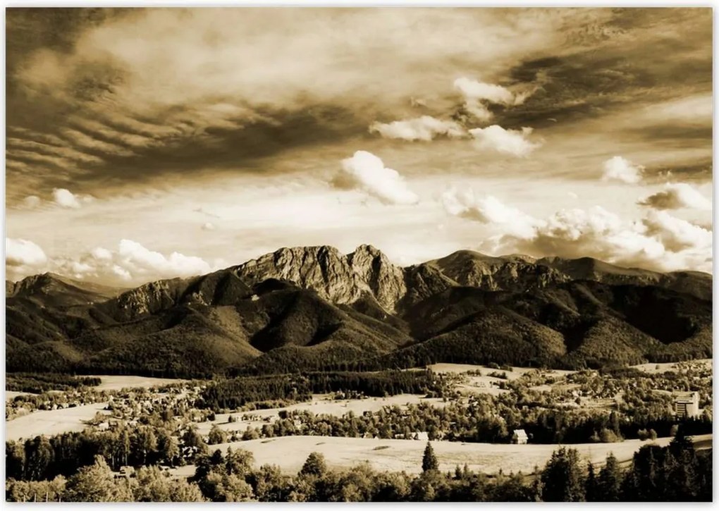 Poszterek 100x70 Tátra Lengyel hegyek Kilátás