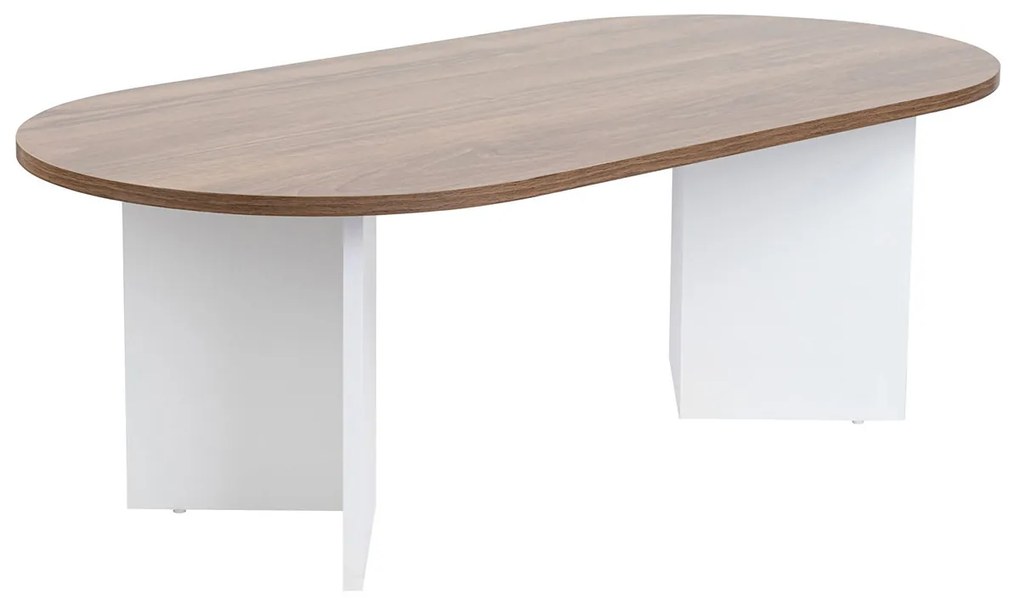 Konferenciaasztal Sable Walnut White