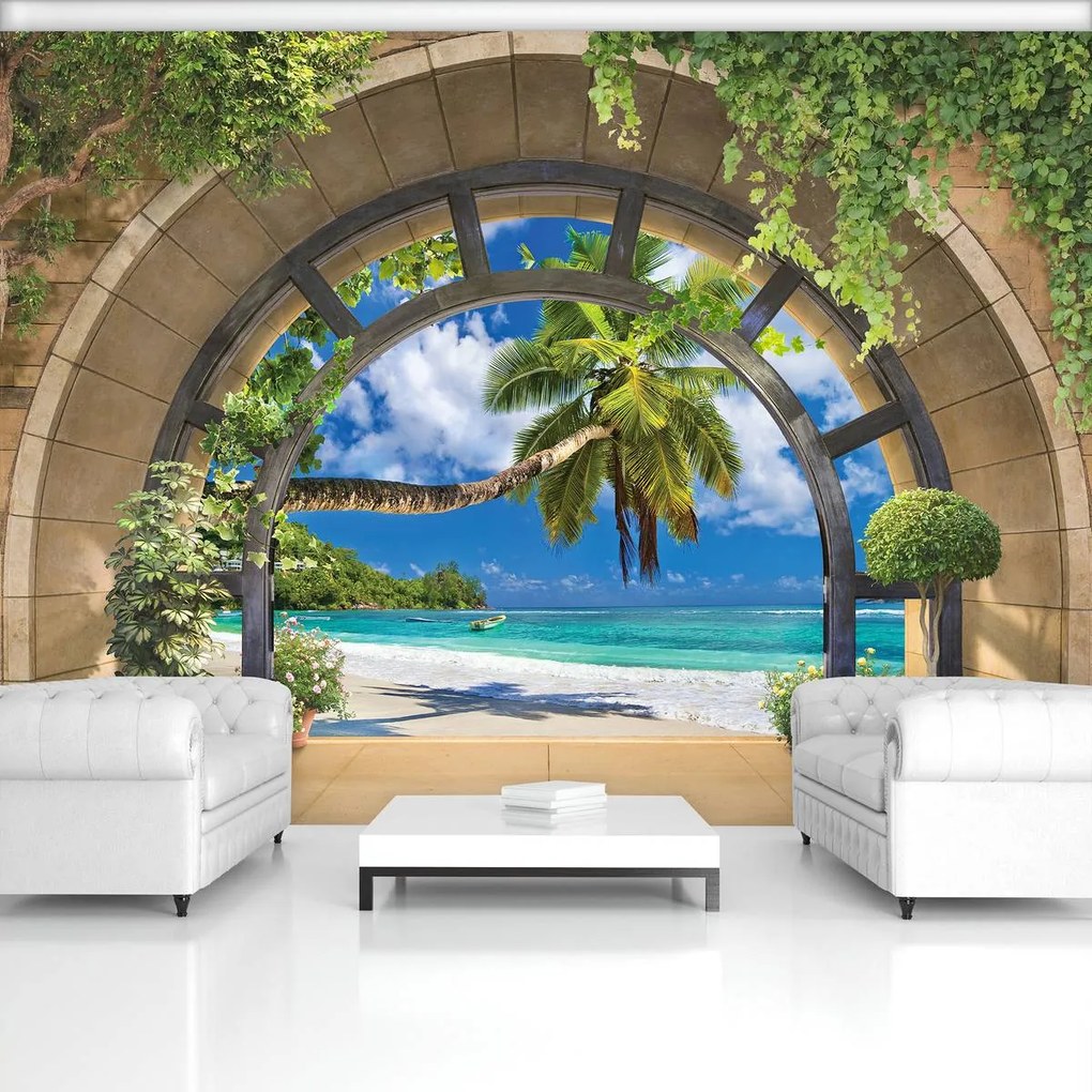 Fotótapéta - Kilátás a strandra (152,5x104 cm)