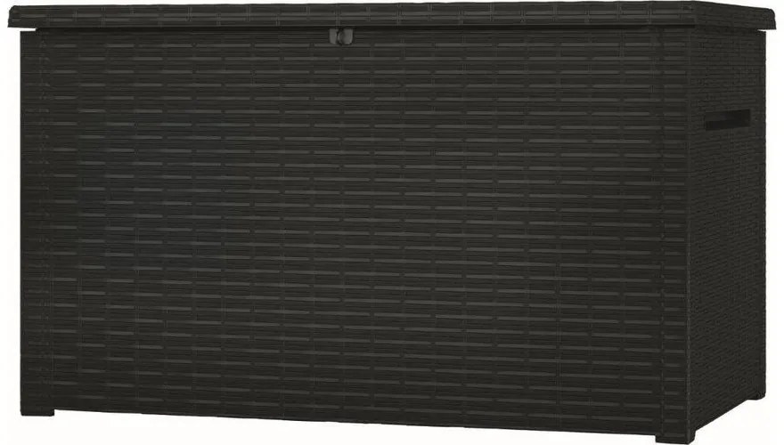 Keter Java 850 L rattan kerti box, grafit (610324)