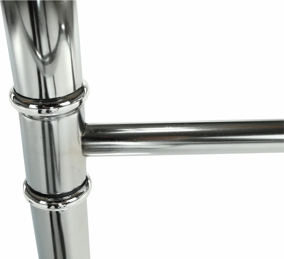 Szobainas, természetes fa/króm, SUNIL