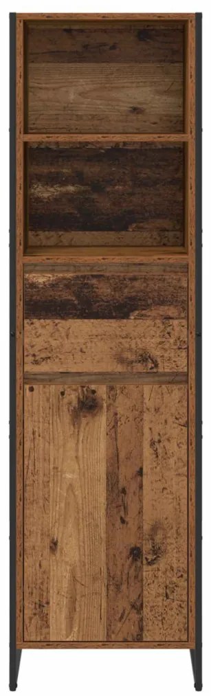 Könyvespolc fiókkal Öreg fa 43 x 36 x 150,5 cm Faanyag