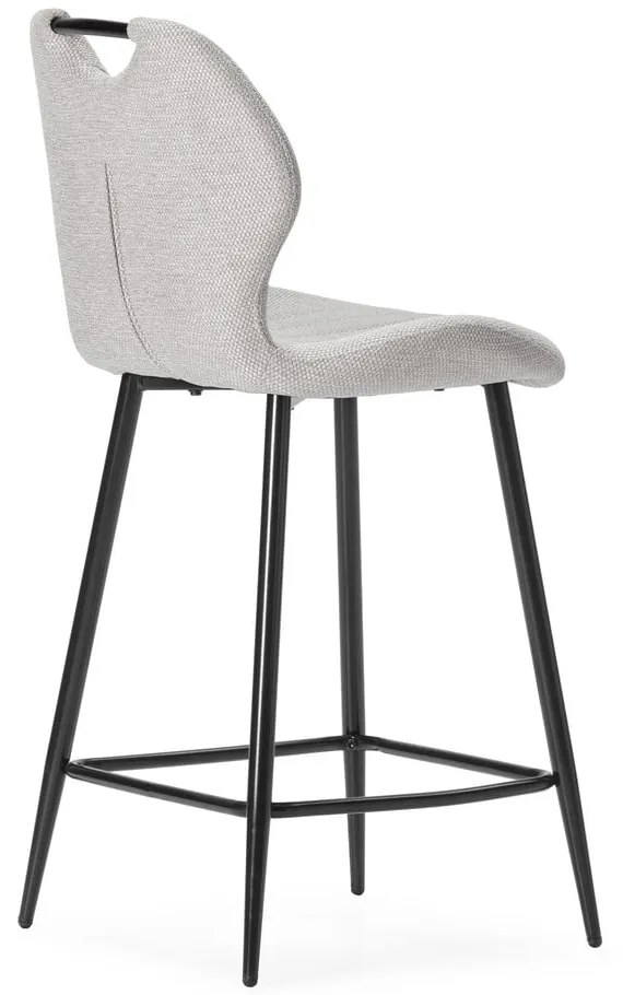 Bézs kárpitozott bárszék szett 2 db-os (ülésmagasság 65 cm) Muli – Marckeric