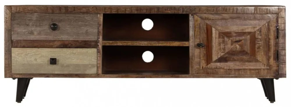 tömör mangófa TV-szekrény 118 x 30 x 40 cm