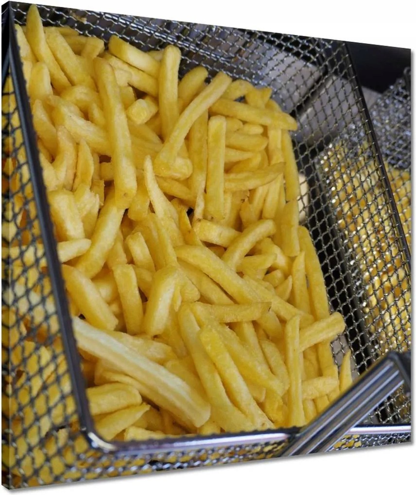 Vászonkép 50x50 Sültkrumpli Olajsütő