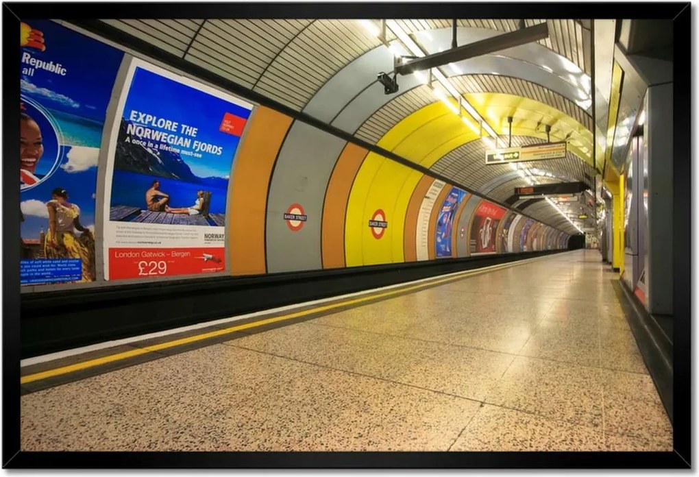 Poszterek keretben 60x40 London Alvilág