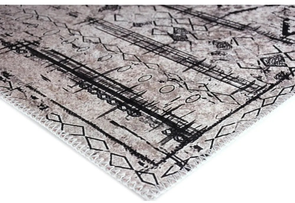 Szürke mosható futószőnyeg 80x200 cm Vintage Orient – Vitaus