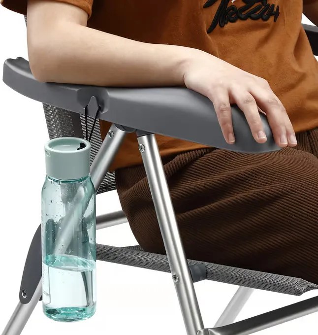 Deuba 4 darabos kempingszék szett - ezüst