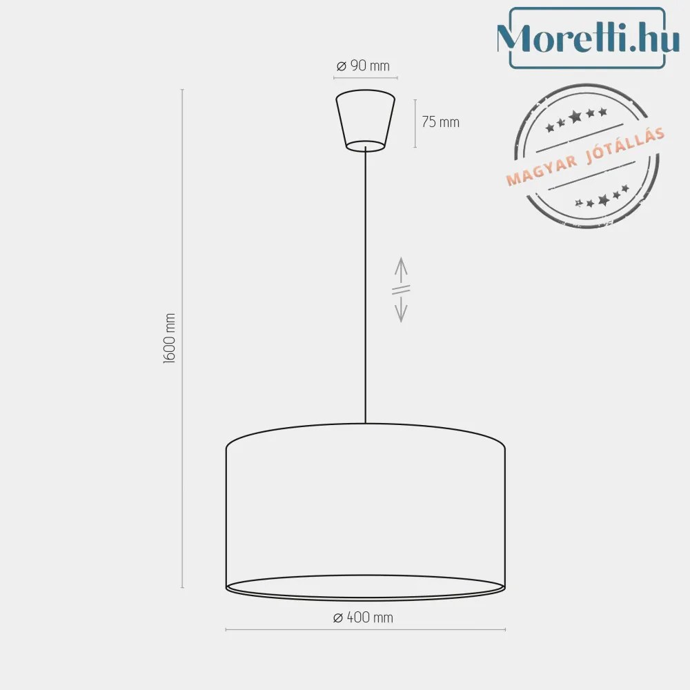 TKLIGHTING 3231 RONDO Ernyős Függesztett LámpaE27 IP20