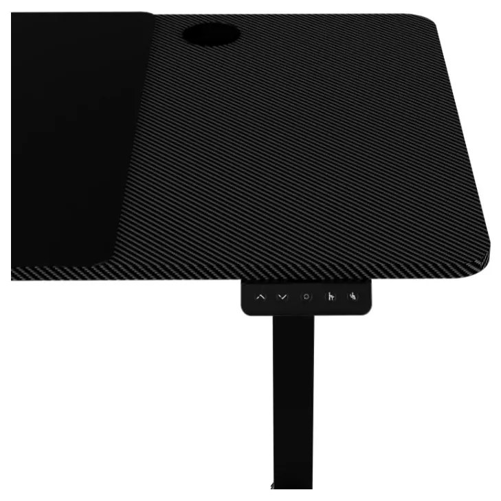 Techsend Electric Adjustable Desk, elektromos állítható magasságú íróasztal PEL1460/EL-LV1460 Black