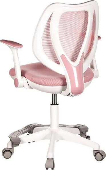 Gyermek szék, magasságállítható, rózsaszín hálós, KA-C806 PINK