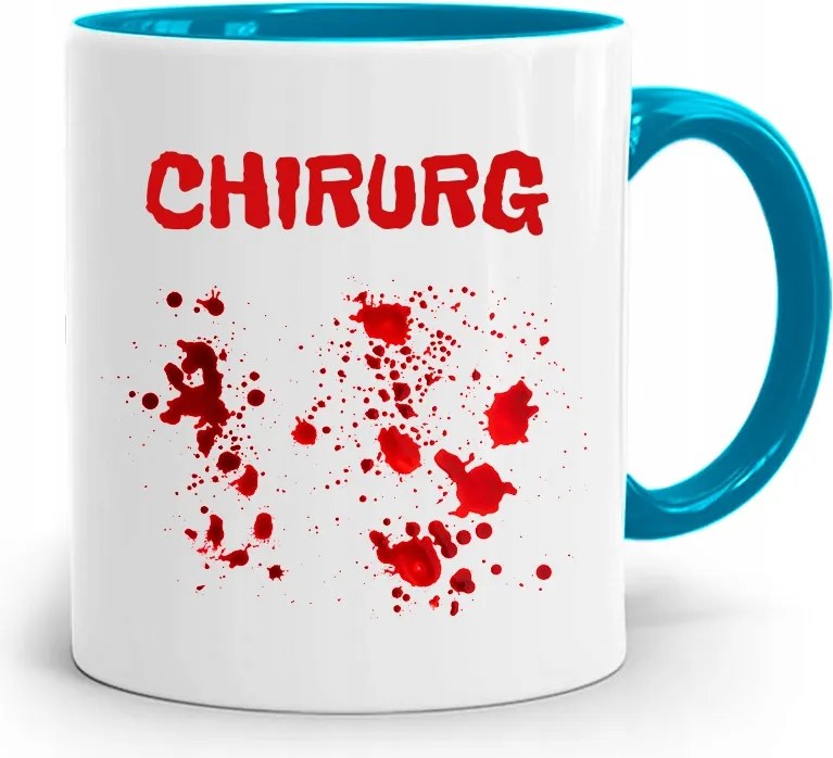 Kék Bögre Orvos Sebész Ajándék fényképes nyomtatással