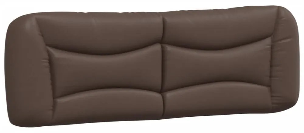 barna műbőr fejtámla párna Hvar 160 cm