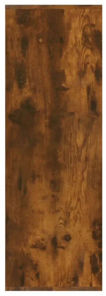 füstös tölgy színű szerelt fa cipőtartó 54 x 34 x 100,5 cm
