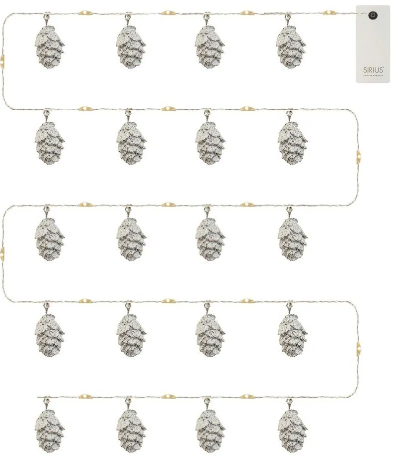 Elemmel működő fényfüzér izzók száma 20 db-os hosszúság 200 cm Molly Cone – Sirius