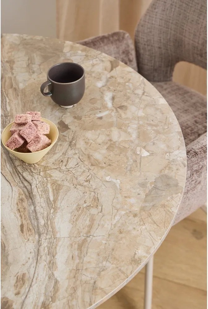 Kerek étkezőasztal kerámia asztallappal ø 90 cm Malta – Actona