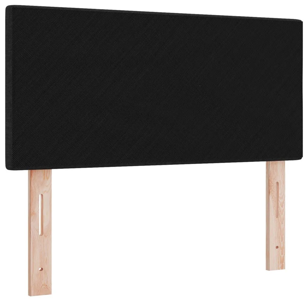 Fejtámla Gombos Bútorszövet Fekete 90 cm
