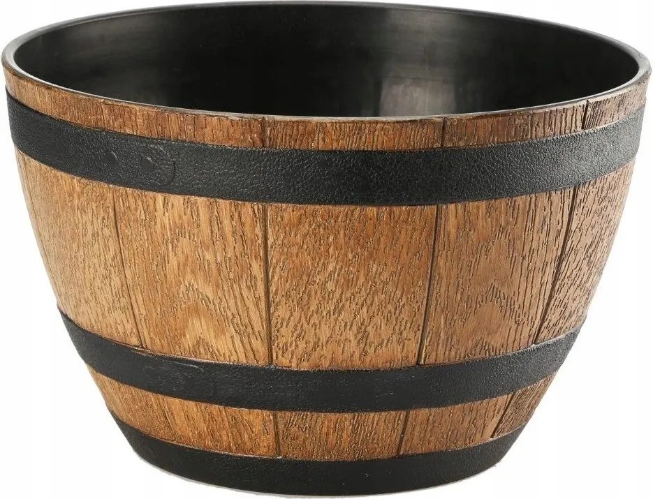 Virágtartó fa utánzat világos barna kerek 33 cm Barrel