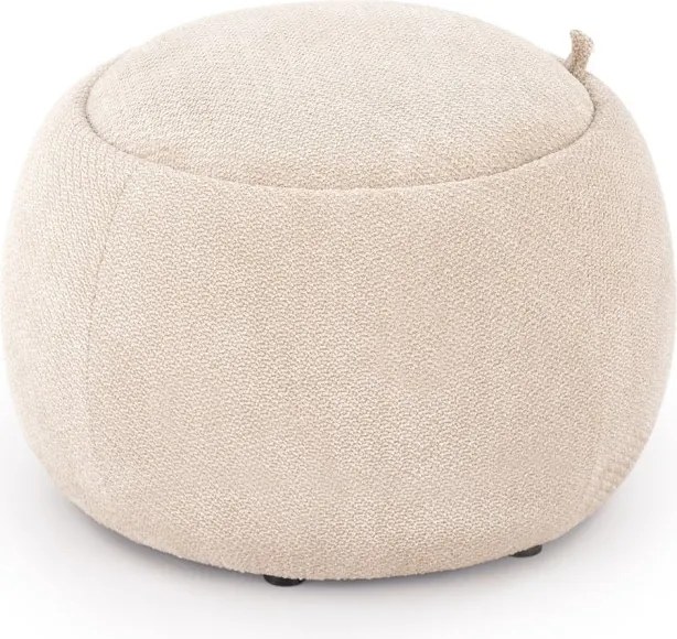 Lumi puff bézs tárolórésszel