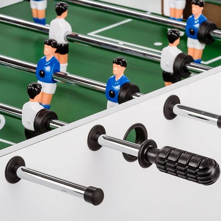 GamesPlanet® Csocsóasztal BELFAST Fehér 121 x 101 cm