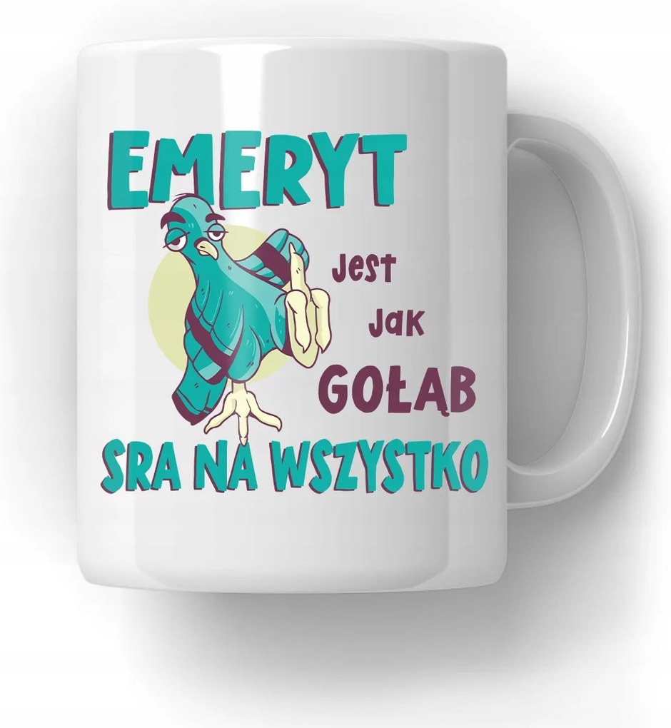 Nyugdíjas Bögre Olyan, Mint Egy Galamb Ajándék Nyugdíjasoknak