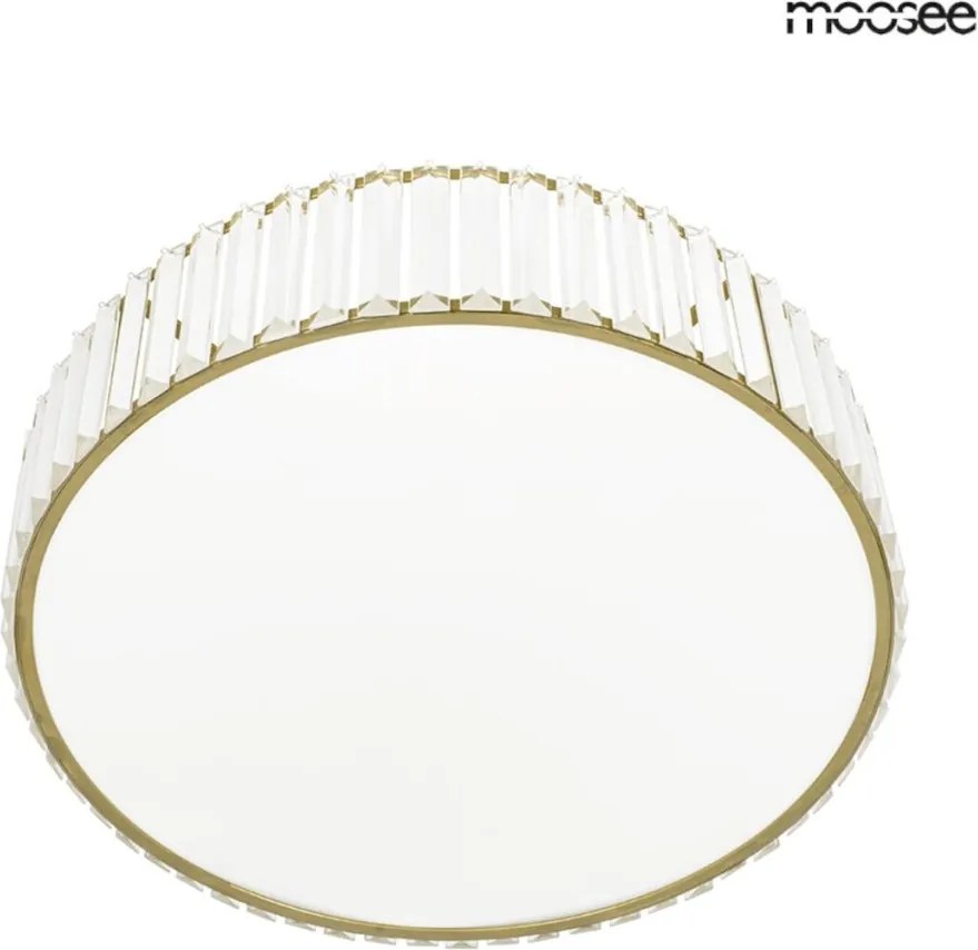 KING HOME MSE010100366 CROWN Kristály Mennyezeti Lámpa Fehér, Arany LED IP20